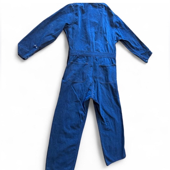 BIG BEN distressed mens utility long sleeve coveralls/jumpsuit - Picture 2 of 8